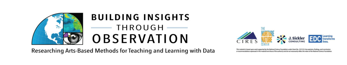 Banner with title: "Building Insights through Observation" along with partner logos