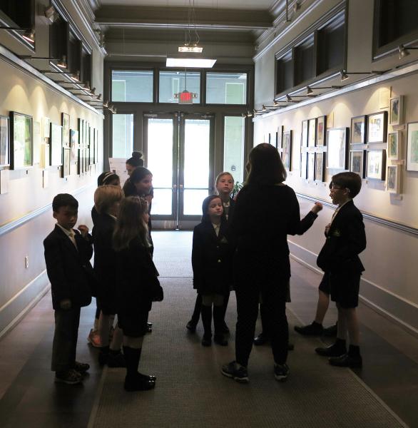 Children in Front Hallway